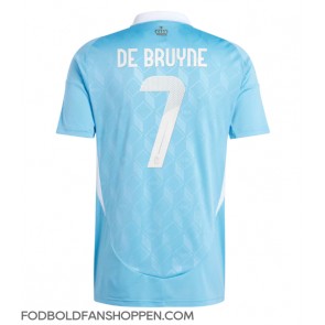 Belgien Kevin De Bruyne #7 Udebanetrøje EM 2024 Kortærmet